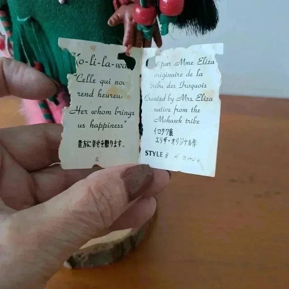 Doll INDIAN BY ELIZA MOHAWK TRIBE VINTAGE - Picture 3 of 6